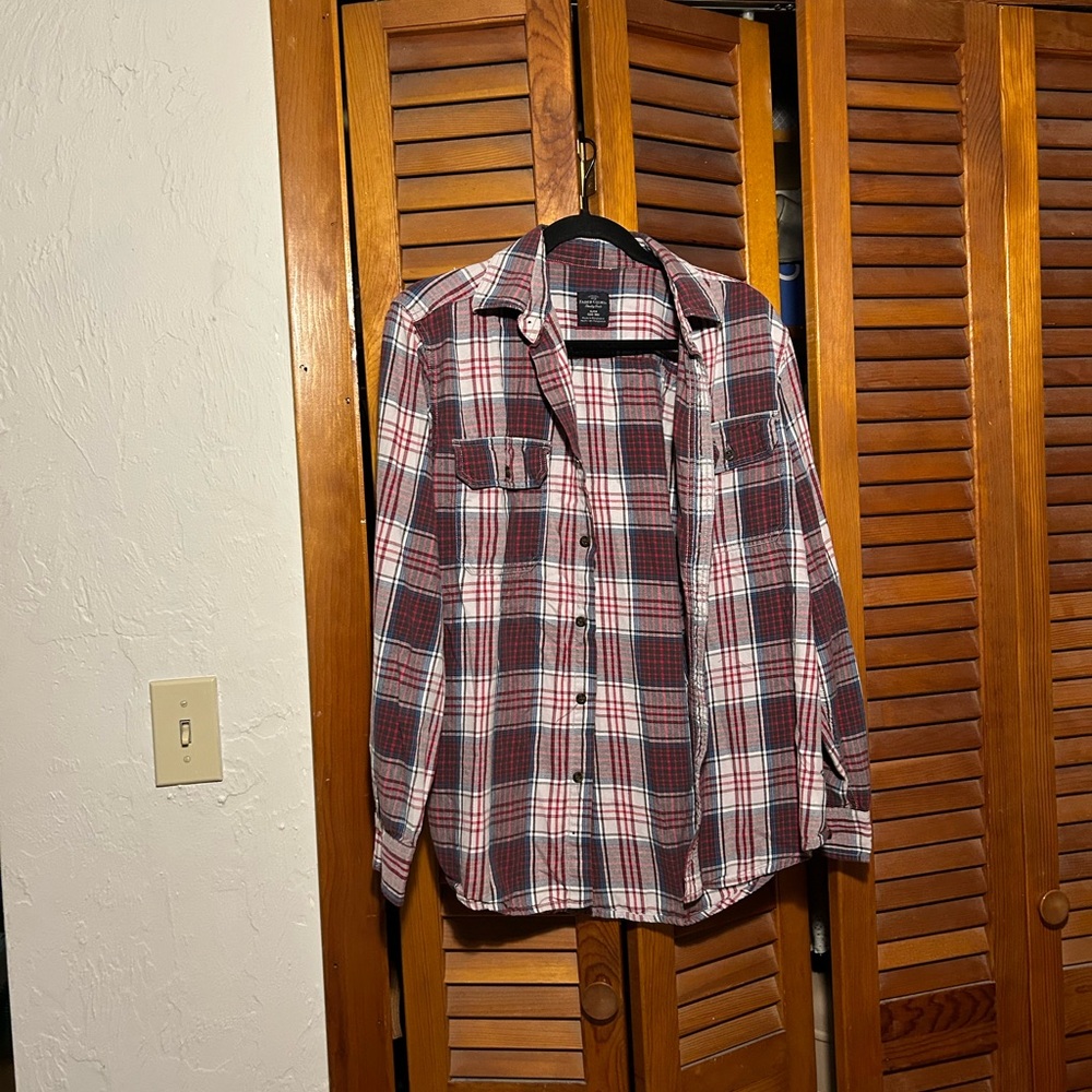Plaid oversized shirt - Small, Faded Glory